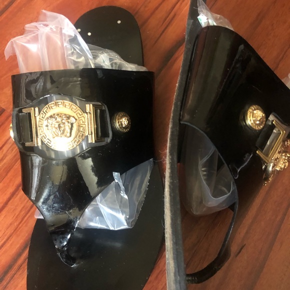 Versace flat sandal